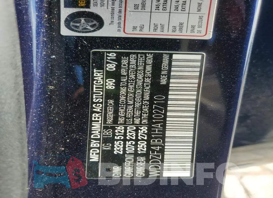 WDDZF4JB1HA102710 Photo# 12