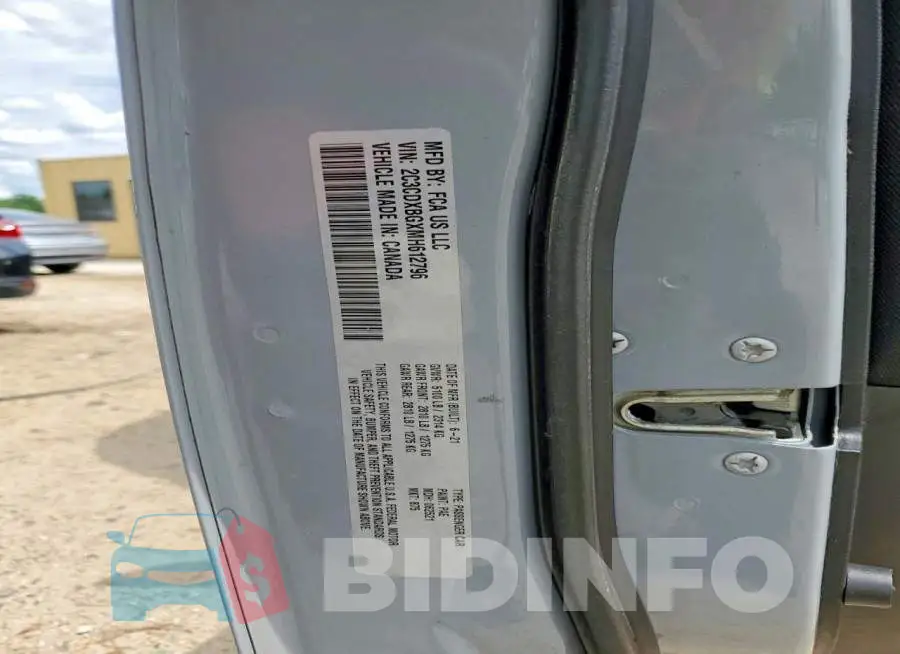 2C3CDXBGXMH612796 Photo# 12