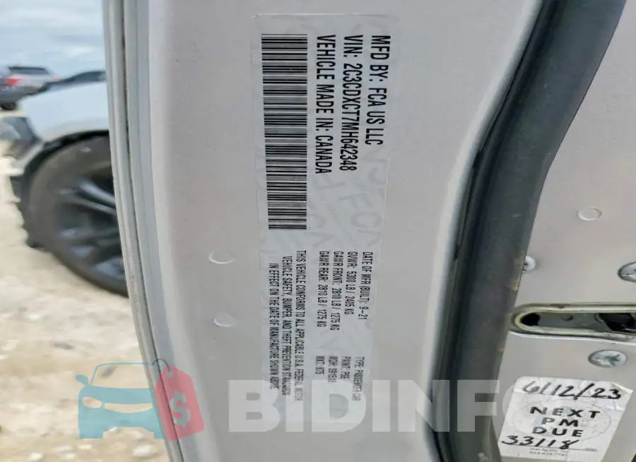 2C3CDXCT7MH642348 Photo# 13