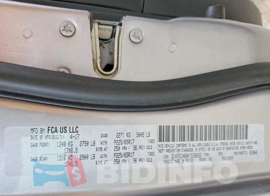 3C4PDCAB8HT636832 Photo# 13