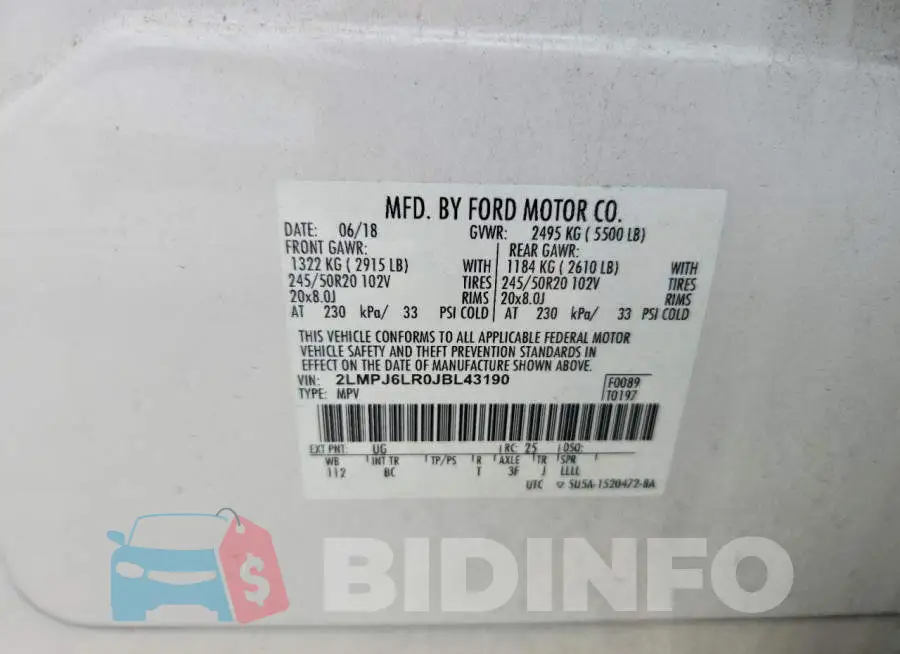 2LMPJ6LR0JBL43190 Photo# 14