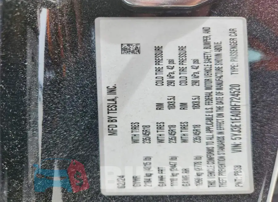 5YJ3E1EA0RF724520 Photo# 13
