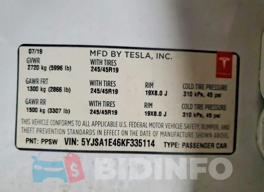 5YJSA1E46KF335114 Photo# 12