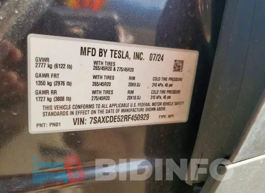 7SAXCDE52RF450929 Photo# 12