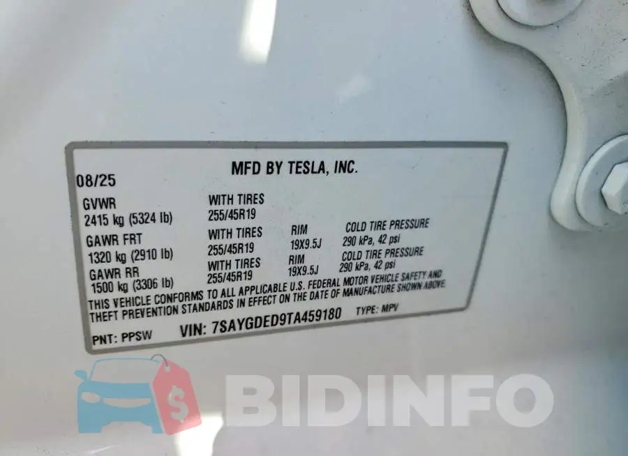 7SAYGDED9TA459180 Photo# 13