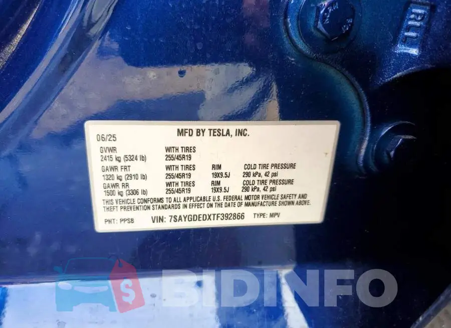 7SAYGDEDXTF392866 Photo# 14
