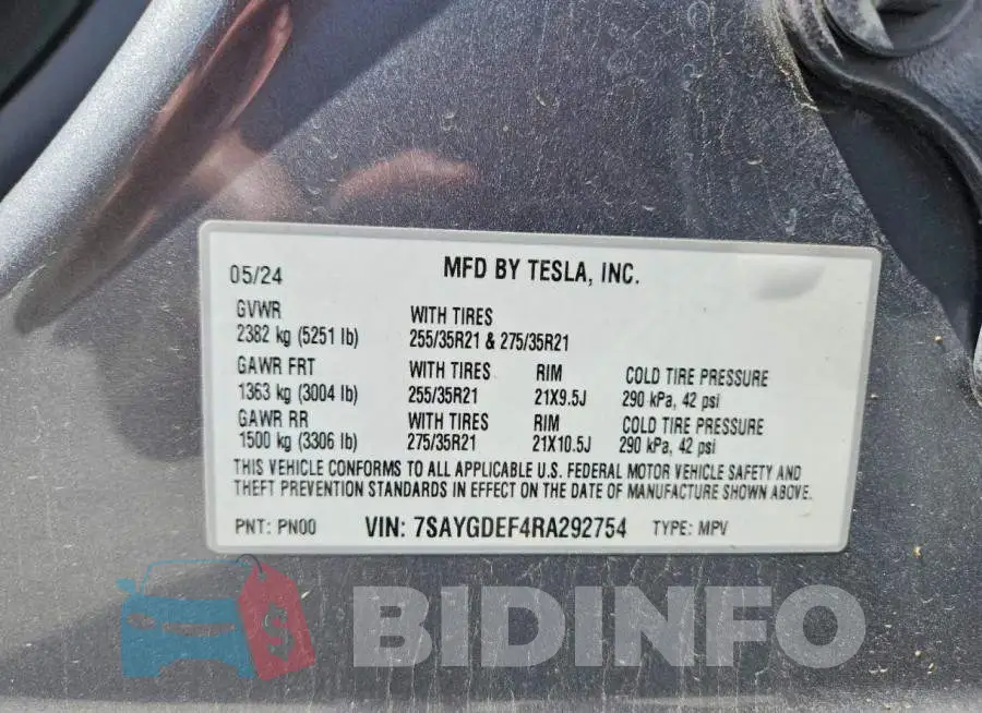 7SAYGDEF4RA292754 Photo# 12