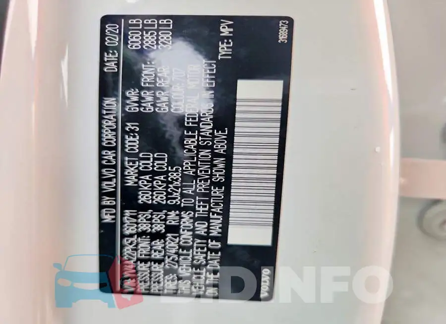 YV4A22PK5L1601711 Photo# 14