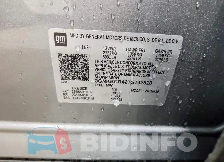 3GNKBCR42TS142610 Photo# 13