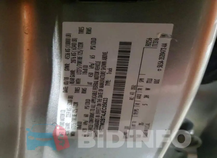 1FT7W2BT4JEC05633 Photo# 12