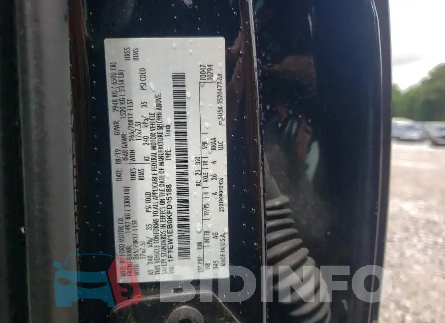 1FTEW1EB0KFD15188 Photo# 13