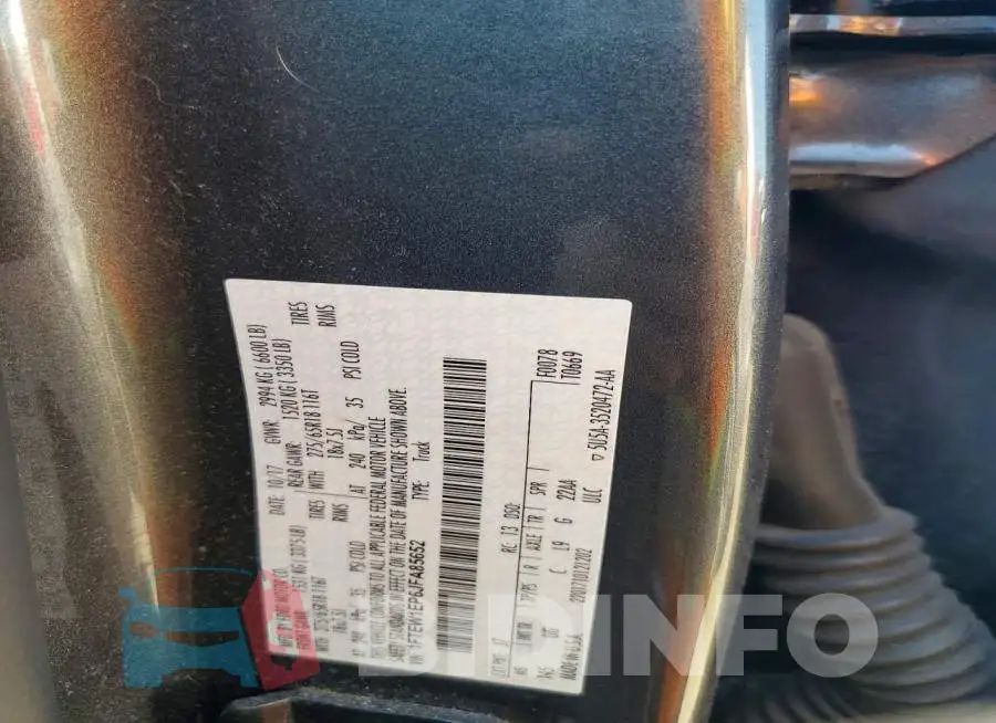1FTEW1EP6JFA85652 Photo# 12
