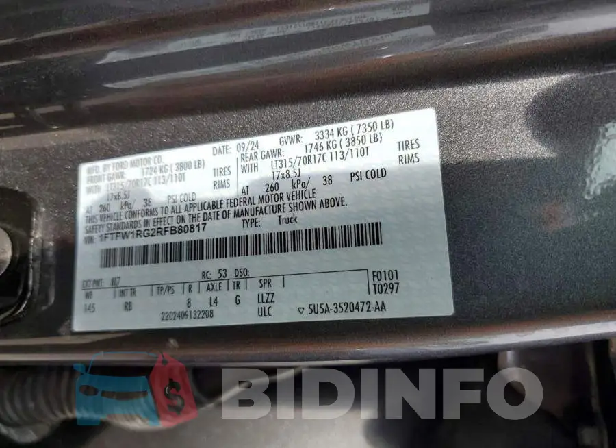 1FTFW1RG2RFB80817 Photo# 12