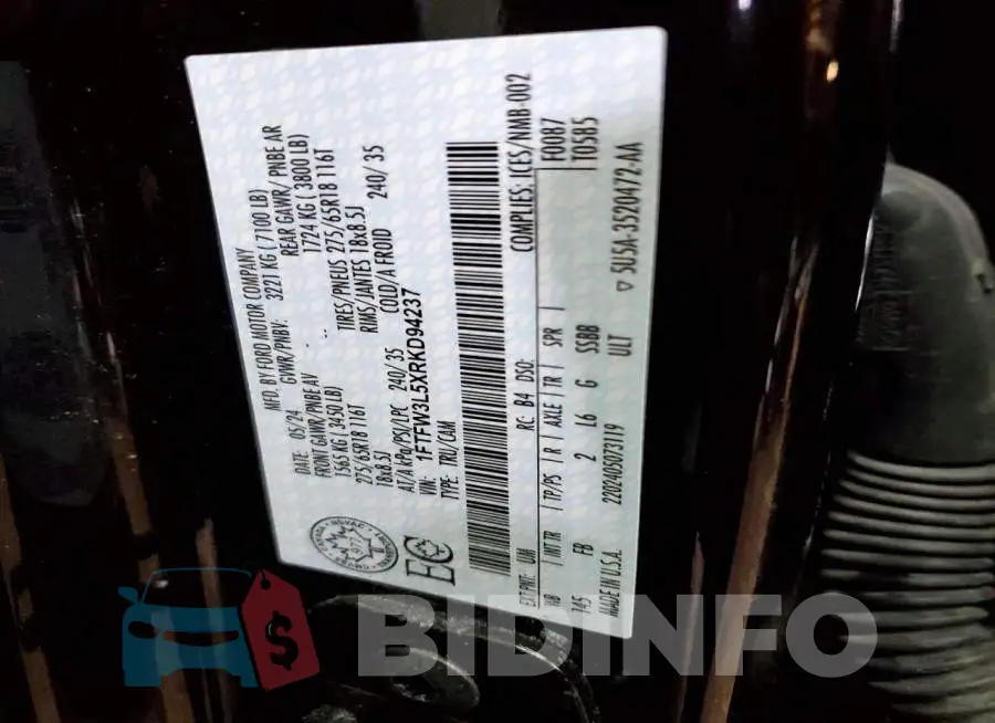1FTFW3L5XRKD94237 Photo# 12