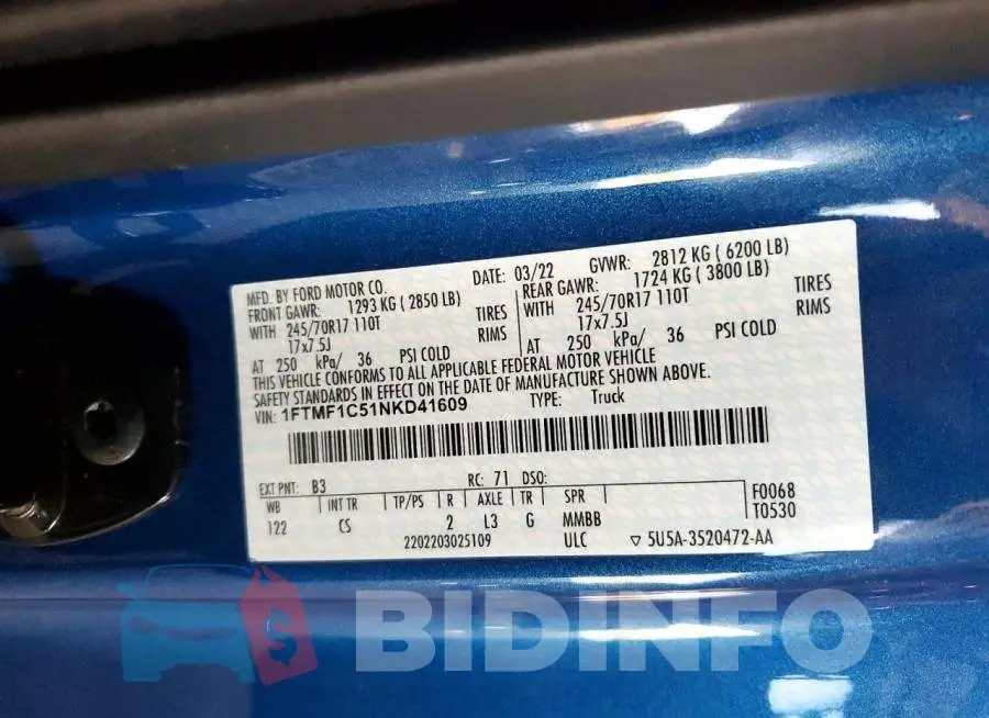 1FTMF1C51NKD41609 Photo# 12