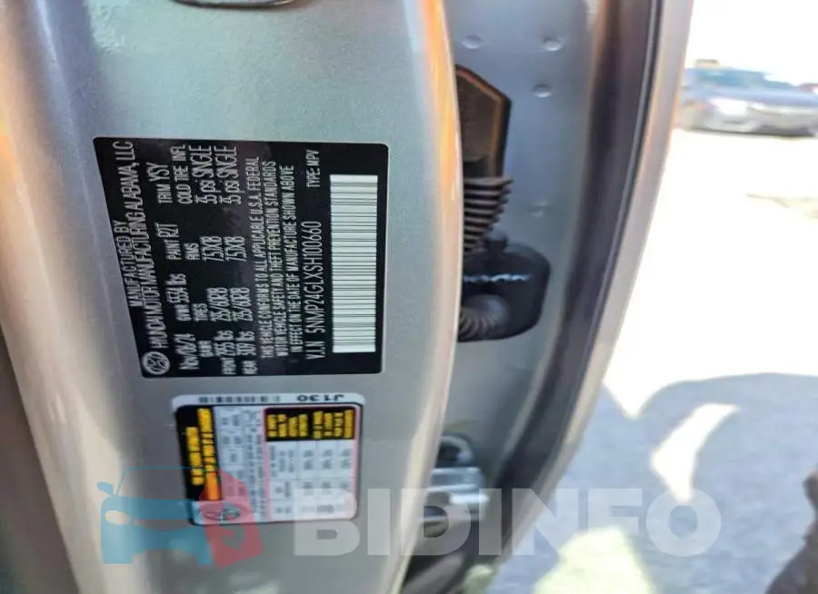 5NMP24GLXSH100660 Photo# 13