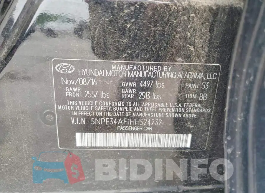 5NPE34AF1HH524232 Photo# 12