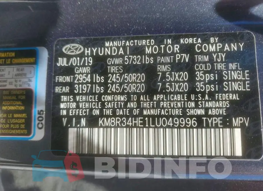 KM8R34HE1LU049996 Photo# 13