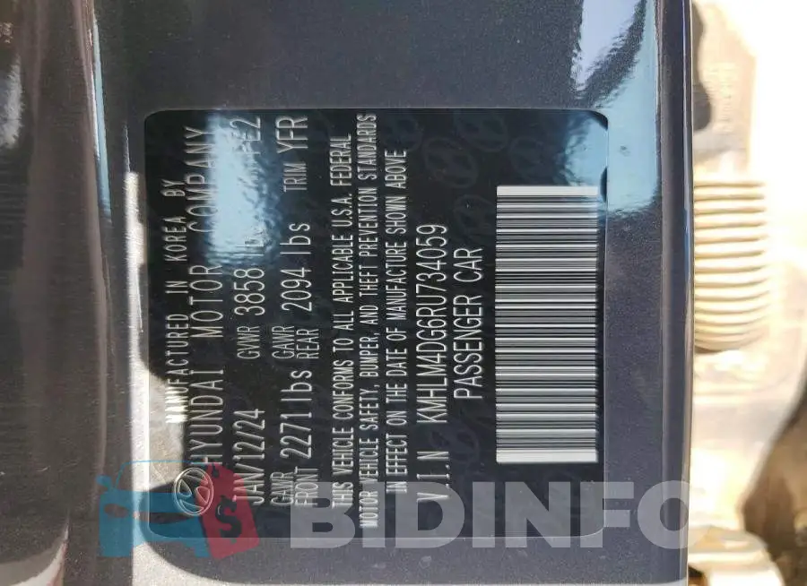 KMHLM4DG6RU734059 Photo# 12