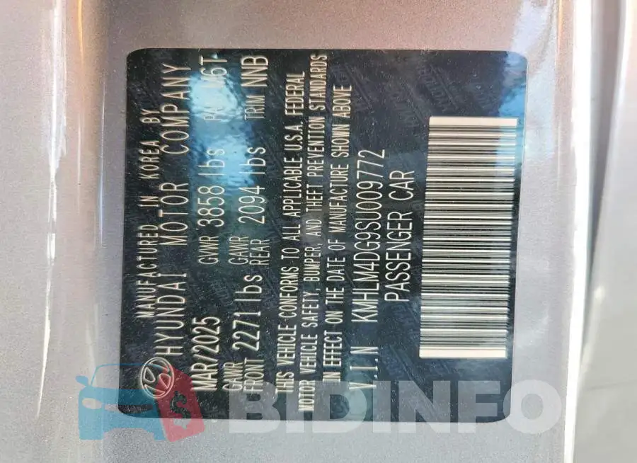 KMHLM4DG9SU009772 Photo# 14