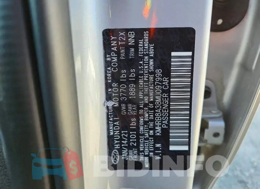 KMHRB8A38MU097998 Photo# 13