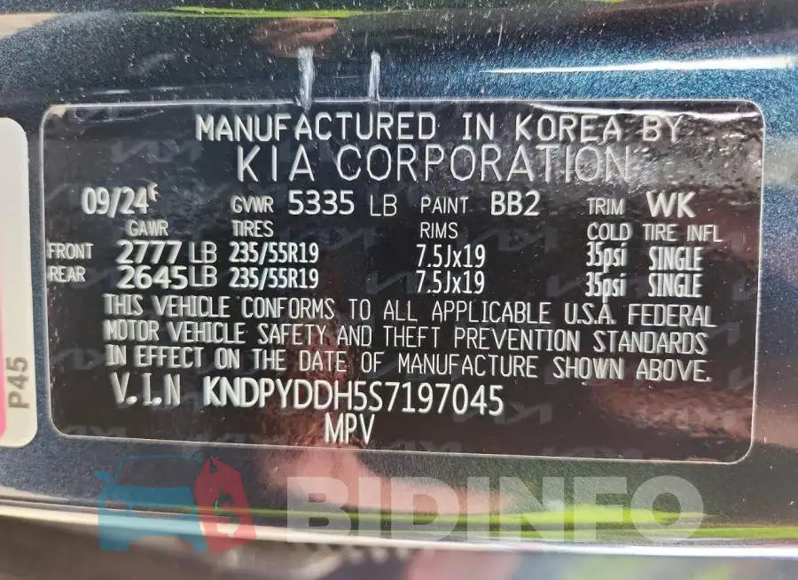 KNDPYDDH5S7197045 Photo# 14