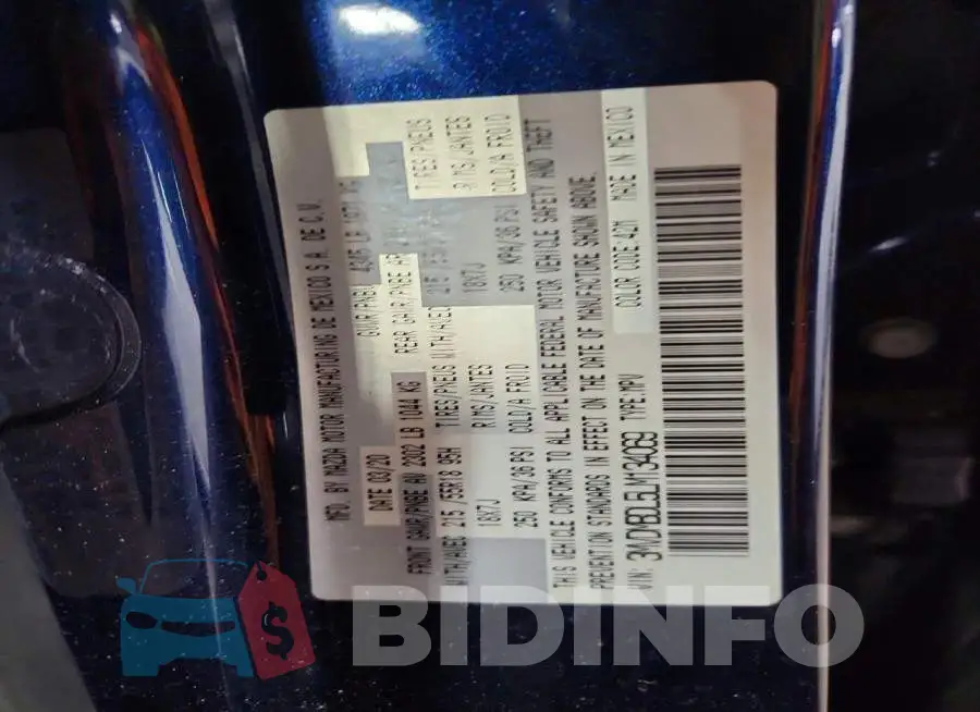 3MVDMBDL5LM134069 Photo# 13