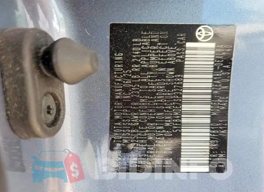 5YFB4MDE7SP327689 Photo# 12