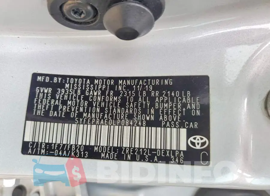 5YFEPRAE0LP084248 Photo# 13
