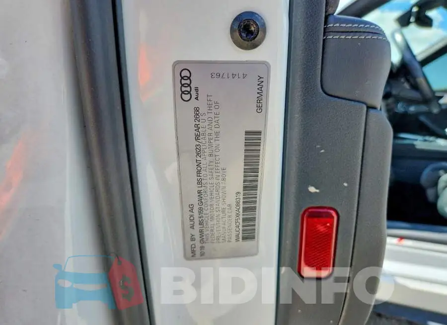 WAUC4CF5XKA086319 Photo# 13