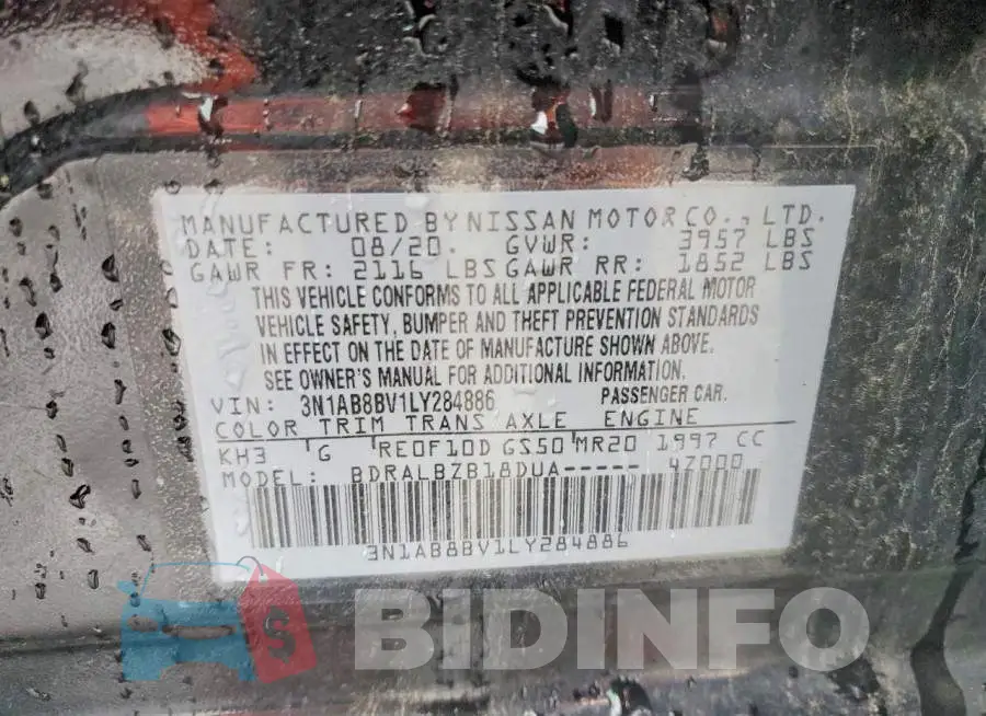 3N1AB8BV1LY284886 Photo# 12