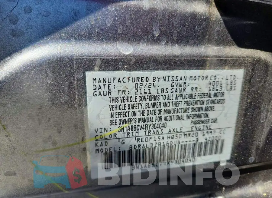 3N1AB8CV4RY304040 Photo# 12