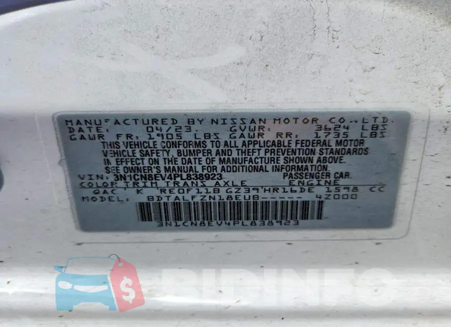3N1CN8EV4PL838923 Photo# 12