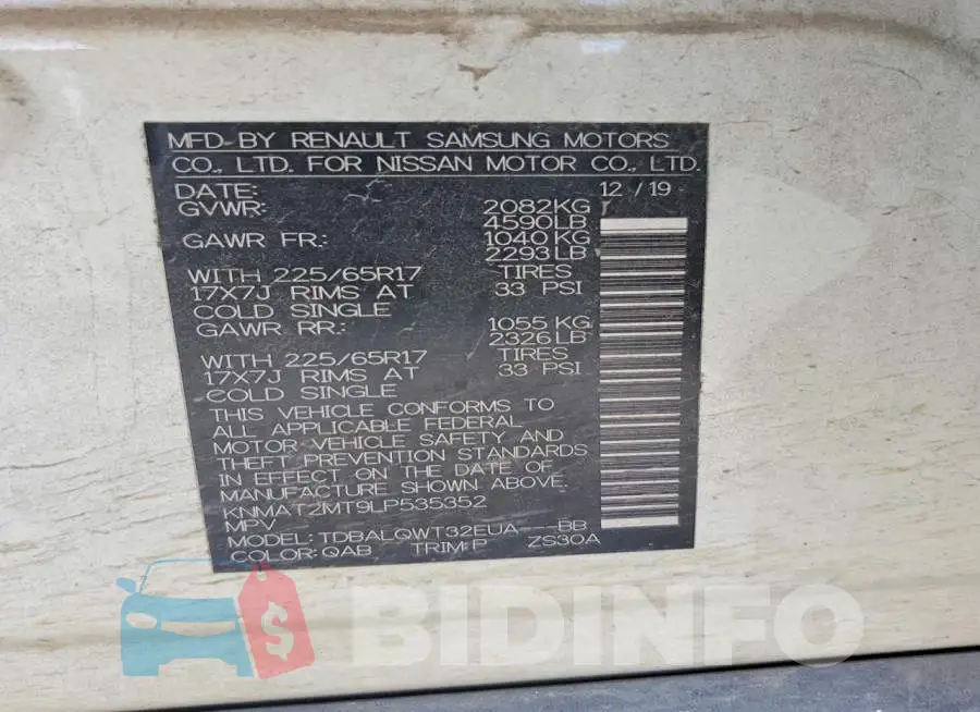 KNMAT2MT9LP535352 Photo# 13