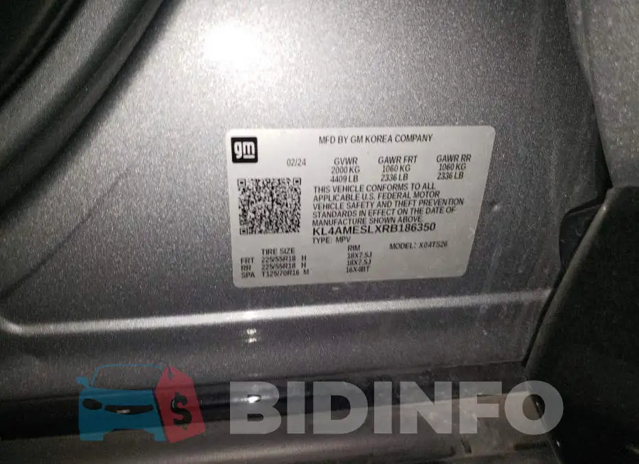 KL4AMESLXRB186350 Photo# 13