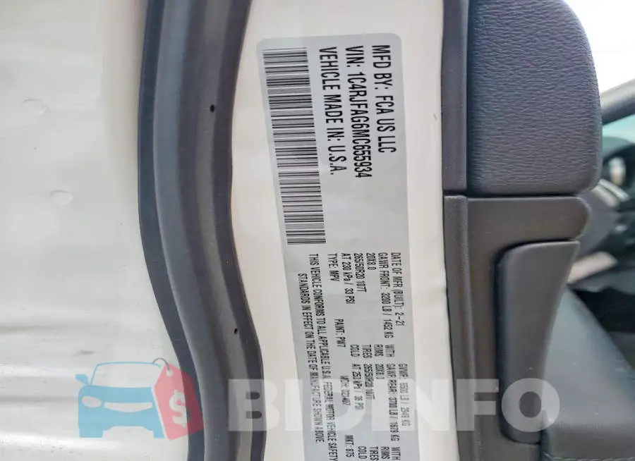 1C4RJFAG6MC655934 Photo# 13