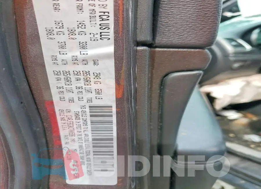 1C4RJFBG3KC700596 Photo# 13