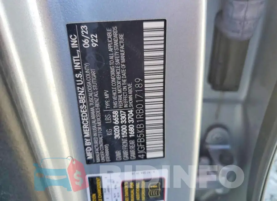 4JGFB5KB1RB017189 Photo# 13