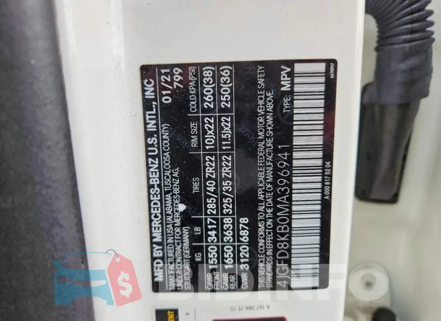 4JGFD8KB0MA396941 Photo# 13