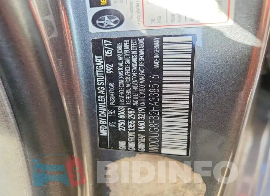 WDDUG8FB2HA338516 Photo# 13
