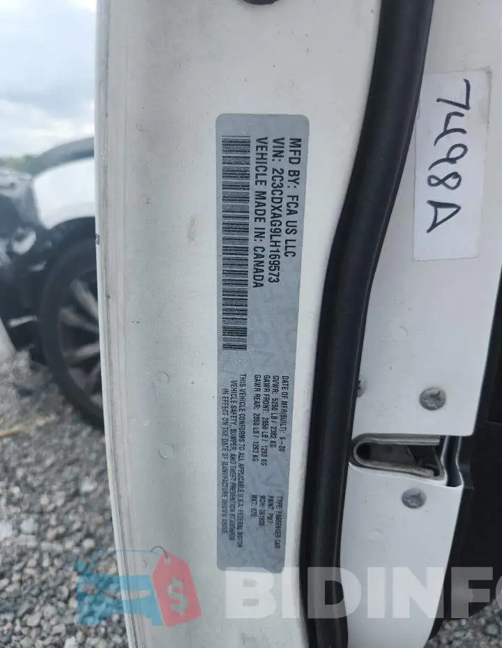 2C3CDXAG9LH169573 Photo# 12
