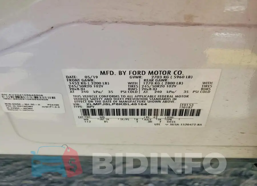 2LMPJ8LP8KBL48164 Photo# 13