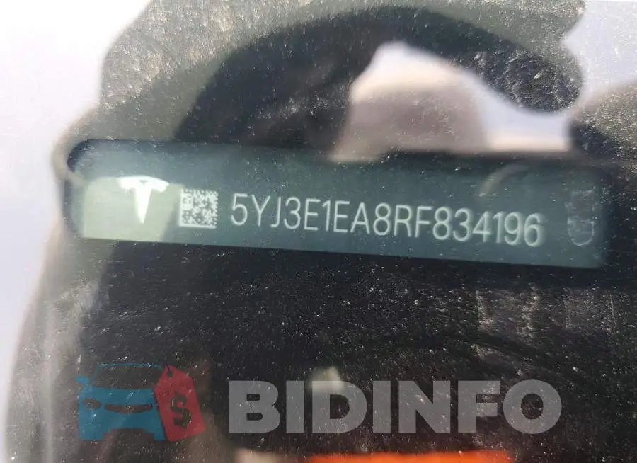 5YJ3E1EA8RF834196 Photo# 13