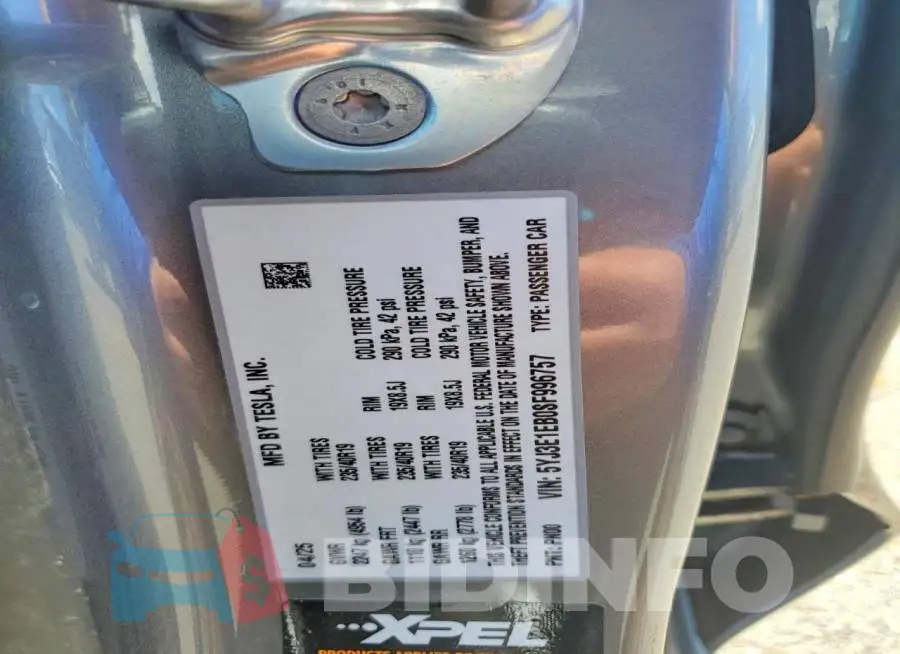 5YJ3E1EB0SF996757 Photo# 12