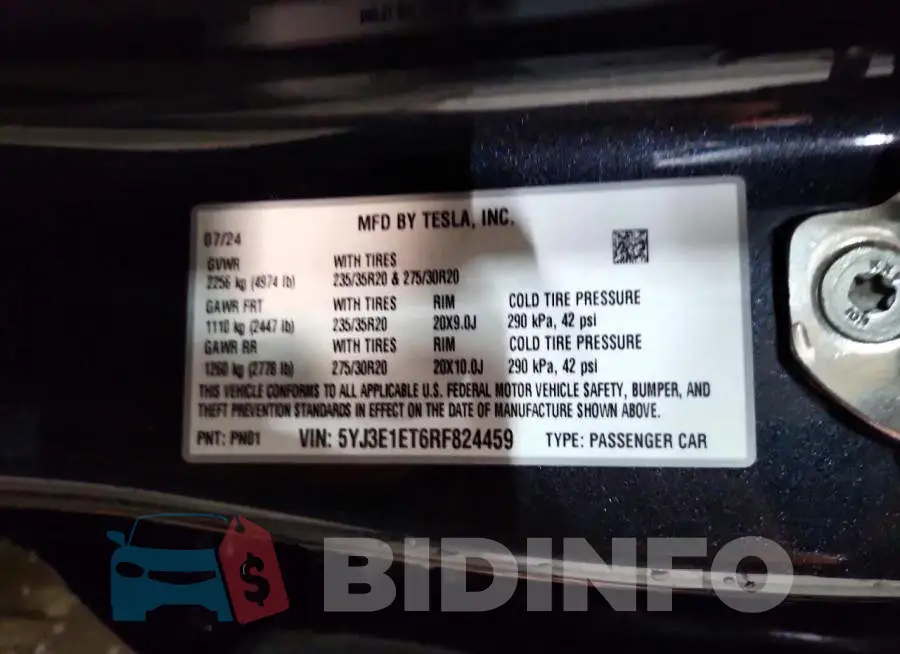5YJ3E1ET6RF824459 Photo# 12