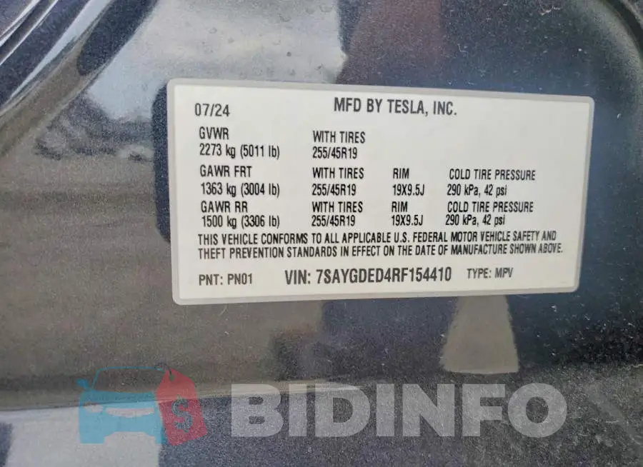 7SAYGDED4RF154410 Photo# 13