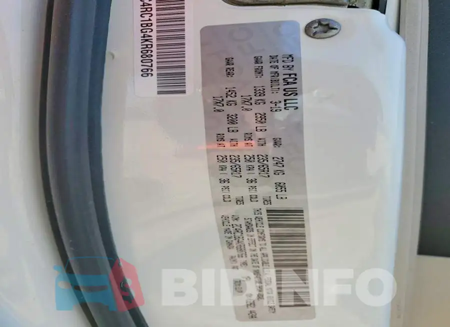 2C4RC1BG4KR680766 Photo# 13