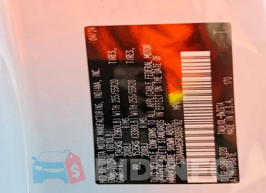 5TDAAAA65RS009782 Photo# 13