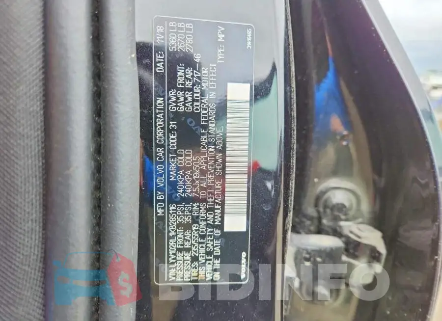 LYV102RL1KB285116 Photo# 13