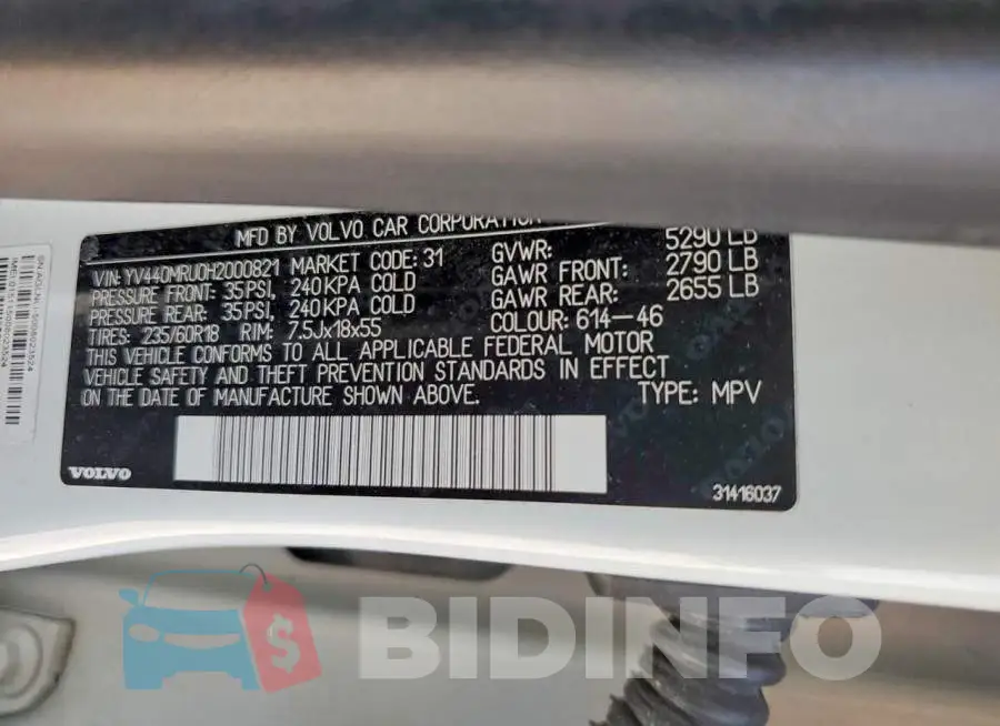 YV440MRU0H2000821 Photo# 14